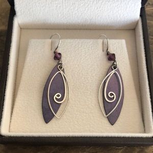Macy’s sterling silver earrings